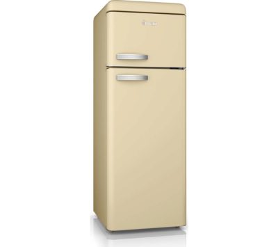 SWAN  SR11010CN Fridge Freezer - Cream